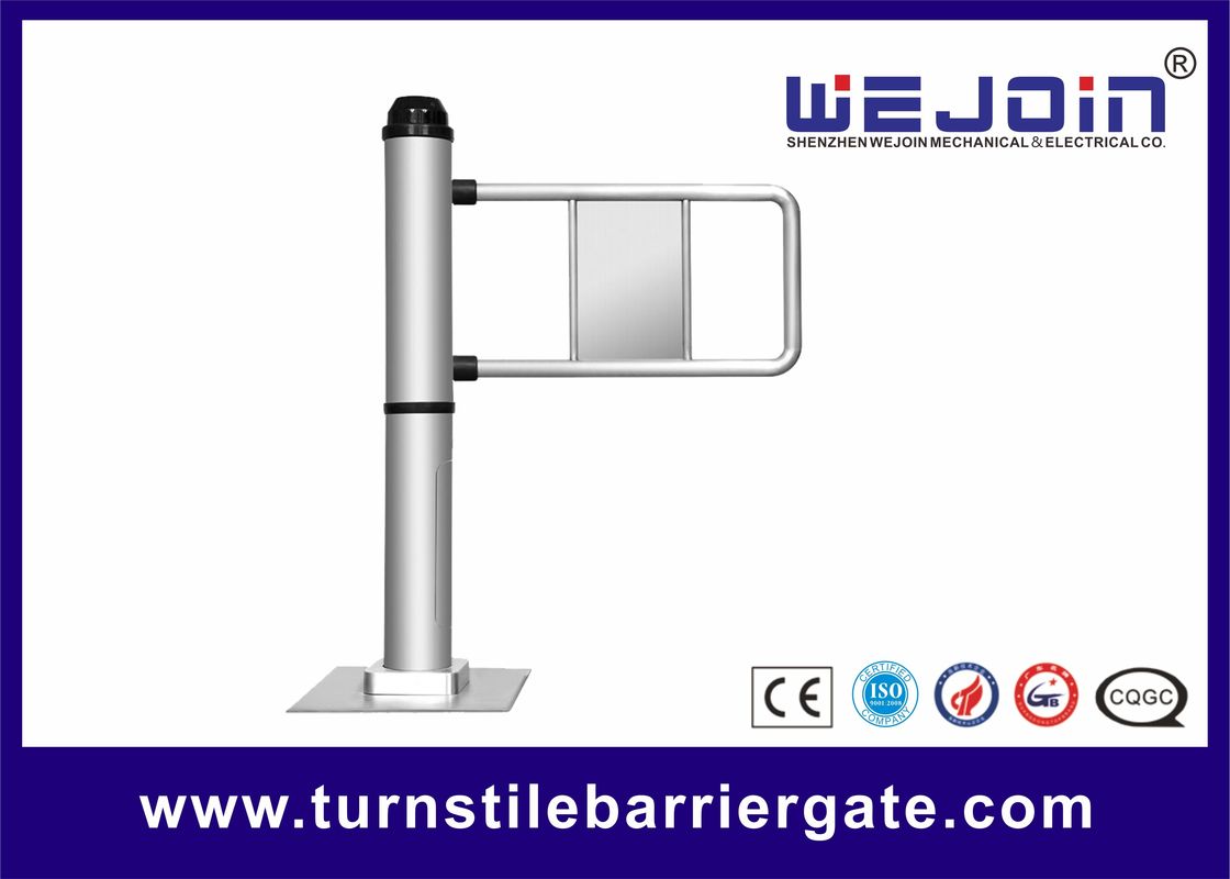 Waist High Turnstyle Entrance Swing Security Gates Compatible With Ic / Id / Bar Code