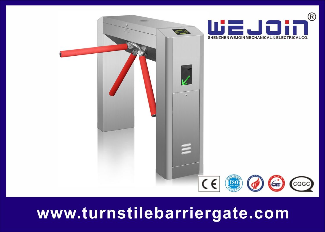Vertical Turnstile Access Control System , Semi Automatic Waist High Turnstile