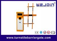CE Approved AC110V Parking System Auto Boom Barrier Gate With Orange Color Cabinet