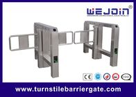 Intelligent swing barrier with bridge-type and steel and aluminum alloy motor