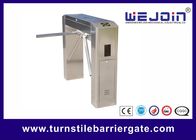 Waist Height Tripod Turnstile With 304 Stainless Steel Material and Self-lock Function For Passenger Control