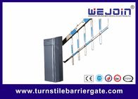 Traffic Commerrcial Car Barrier Gate , Vehicle Barrier Gates With Fence Boom