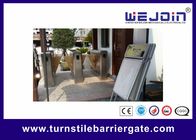 Entrance Control Flap Gate Turnstile, Electronic flap barrier with anti-reversing passing Flap  Barrier,