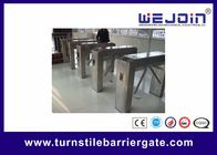 Stainless Steel Housing Automatic Tripod Turnstile Gate With Traffice Light Indicator