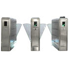 110V/220V Stainless Steel Flap barrier Gate with Anti-tailing Function For Metro Stations