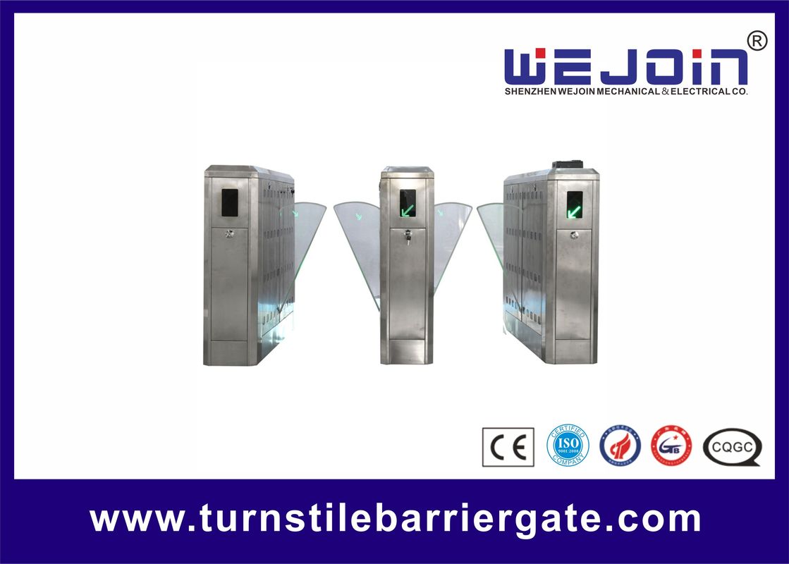 Access Control Flap Barrier Gate Anti Reversing Turnstile Gate Entry Systems