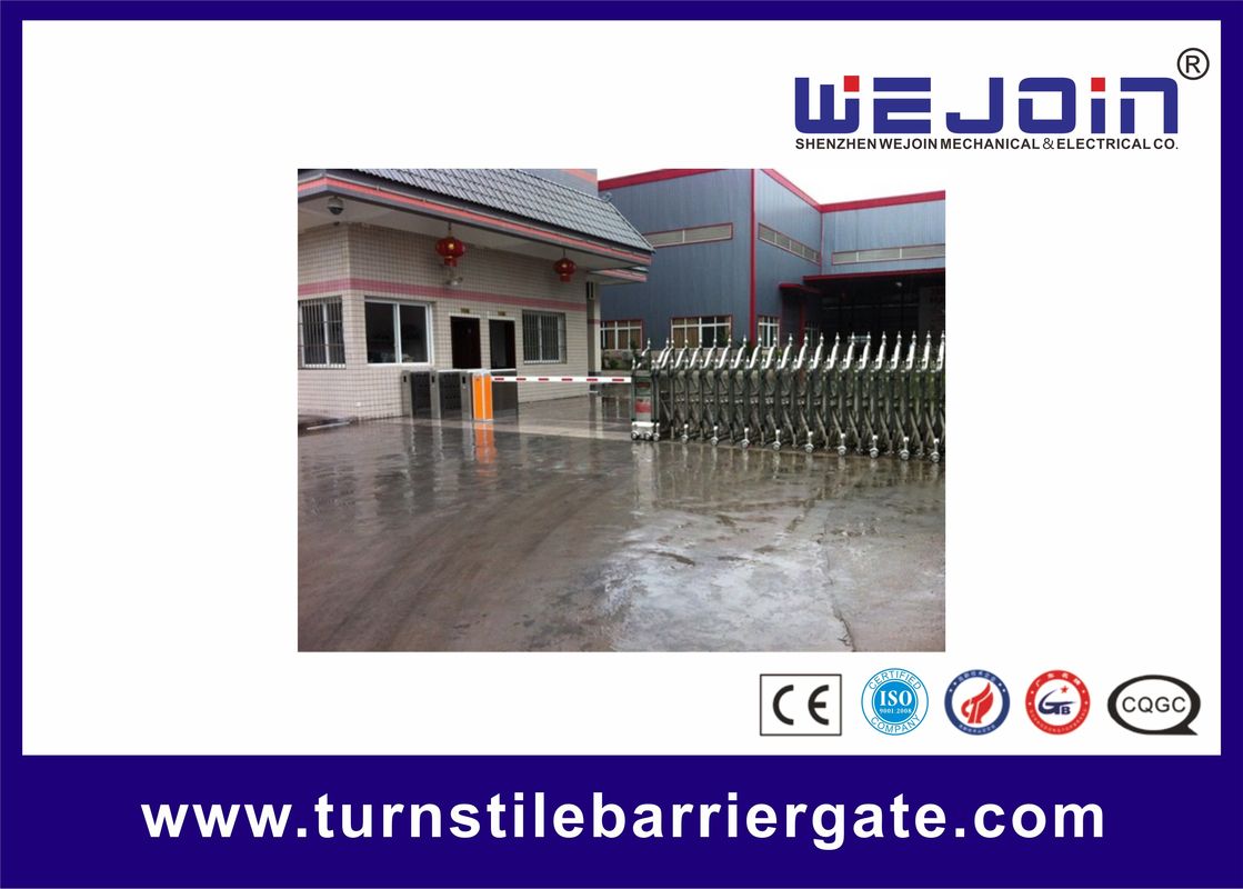 AC110V / 220V Electronic Barrier Gates with Aluminum Alloy Motor and Silver Grey Color Housing