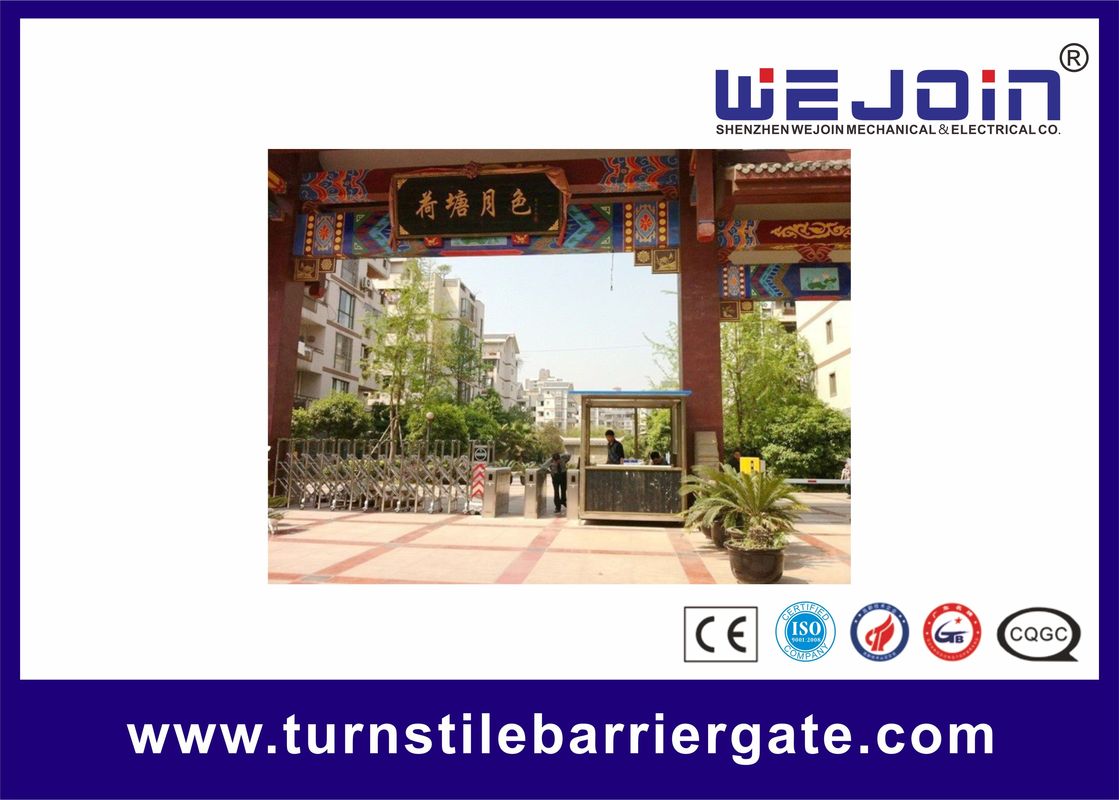 Automatic Flap Barrier Optical Turnstile with Organic Glass Wing , 600mm Lane Width