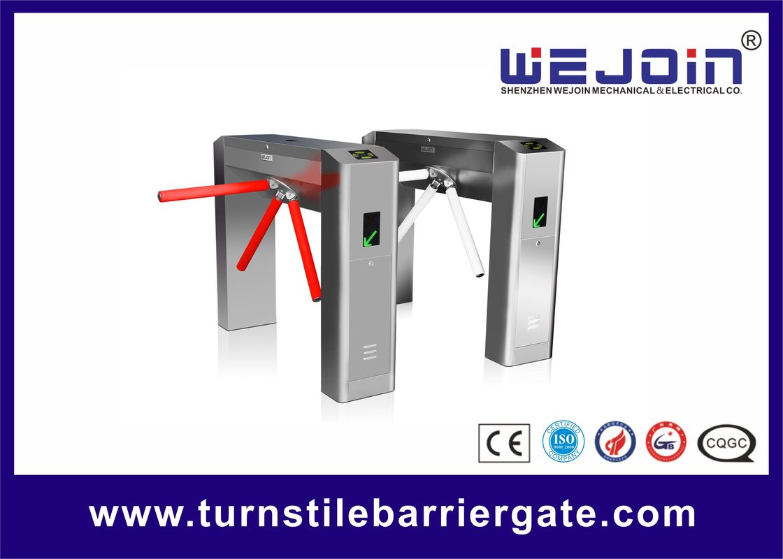 Portable Electric Subway Tripod Turnstile Gate For Improve Working Productivity