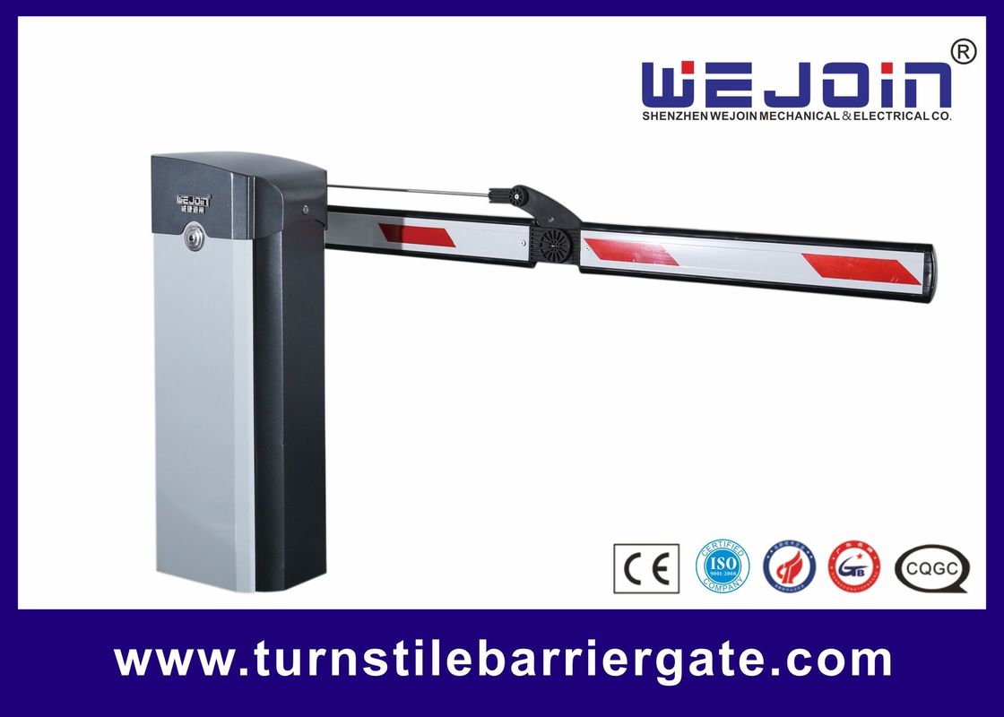 IP44 Vehicle Control Electronic Barrier Gates With 90 Degree Square & Folding Arm