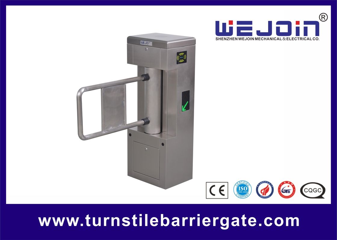 Automatic Swing Barrier Gate With 24V Direct Current Brush Motor Used In Bus Station