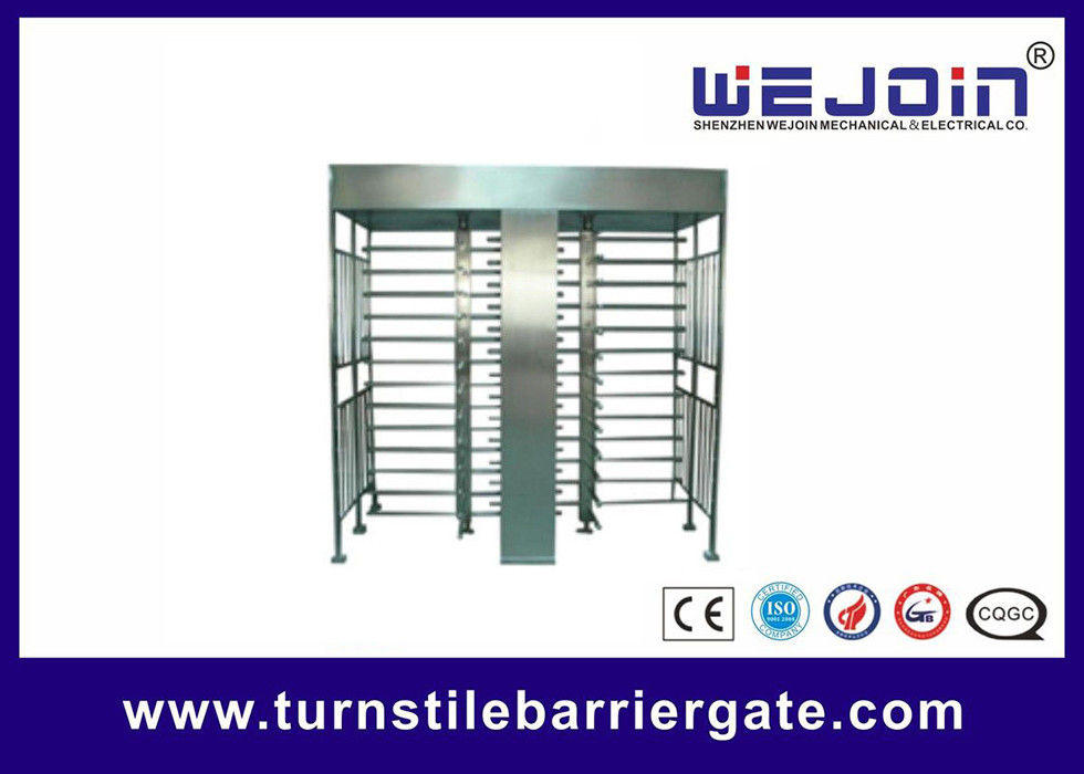Stainless Steel Full Height Access Control Turnstile Gate CE Approved
