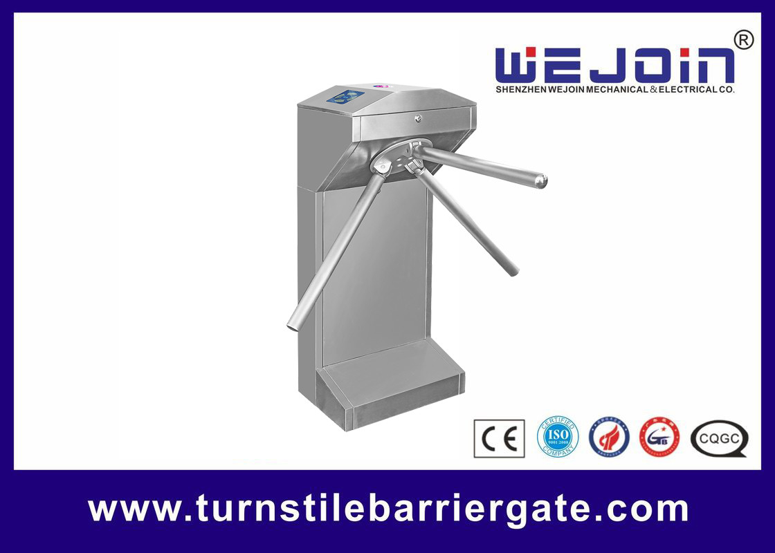 RS232 Electronic Turnstile Barrier Gate Bi Directional With Brush DC Motor