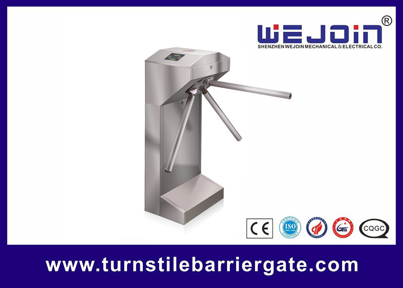 Both Way Rotating Tripod Turnstile Gate RS232 Access Control Barrier Gate