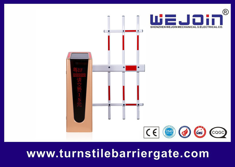 100% Duty Cycle Security Barriers And Gates , Parking Access Control Gates With Vehicle Loop Detector