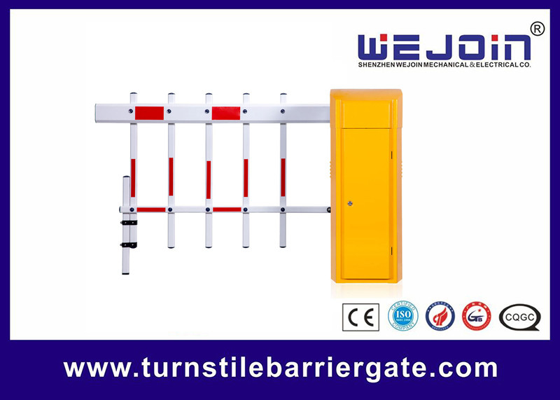 2 Fences Parking Entrance Barrier , Vehicle Barrier Gates For Parking Security System