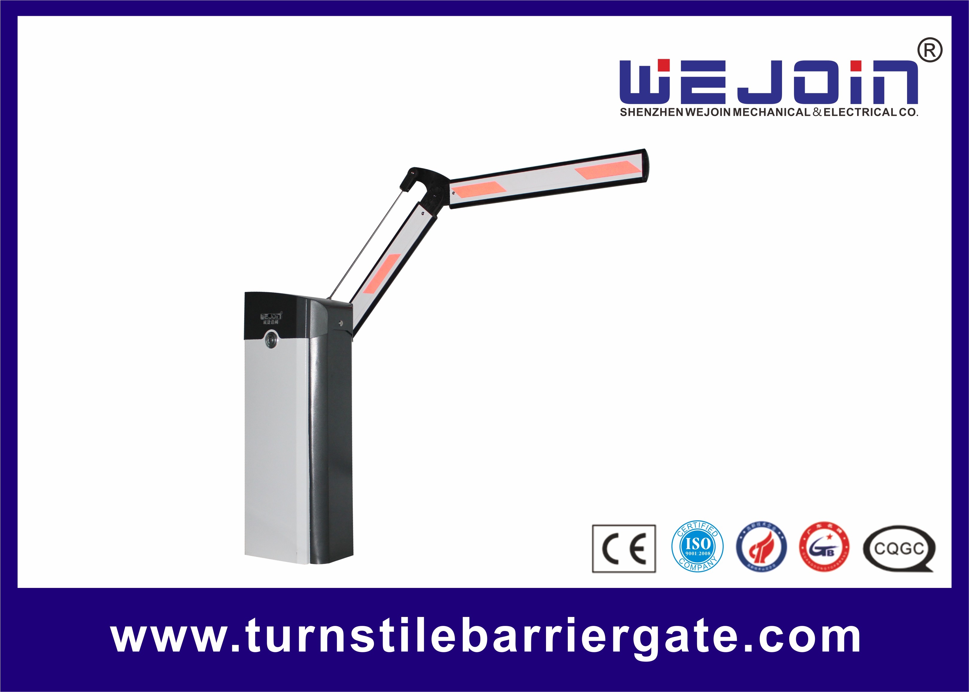 Effective Traffic Control Barrier Gate Arm In 1.5 / 3 / 6 Seconds