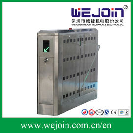Subway 304 Stainless Steel DC 12V Flap Barrier Gate Turnstile With Rfid Card