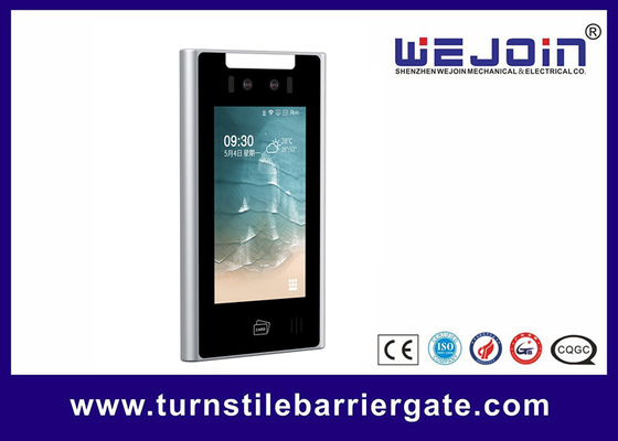 Security Access Control Swing Barrier Gate Aluminum Alloy Casing Face Recognition