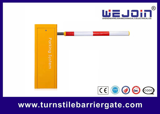 OEM Customized Automatic Barrier Gate Yellow Color Car Park Boom Gates