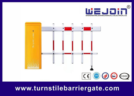 DC24V Brushless Motor Anti Smashing Parking Barrier Gate With Fence Boom