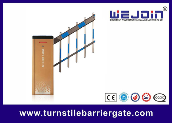 Two Fence 4.5m Boom Length DC24V Brushless DC Motor Parking Barrier