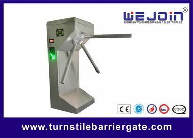304 Stainless Steel Subway Tripod Turnstile Entry Systems Intelligent Barrier