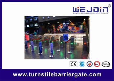 Automatic Flap Barrier with Ticket System Used in Cinema