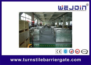 Stainless Steel Full - auto Access Control Flap Barrier Gate With Double Channel