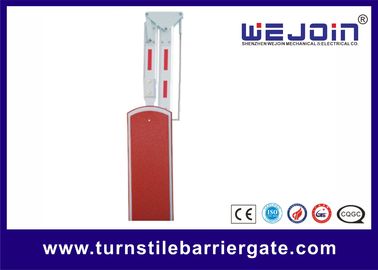 Orange security Parking Barrier Gate With 90 Degree Articulated Boom