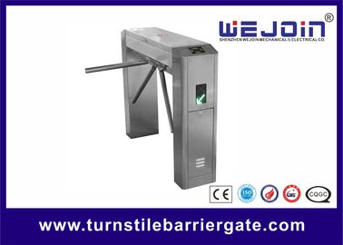 Pedestrian Gate Access Control Systems Tripod Turnstile Gate Full Auto Bridge Type