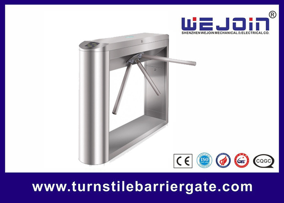 Gym Waist Height Tripod Turnstile Gate Access Control Systems Bi Directional Pass