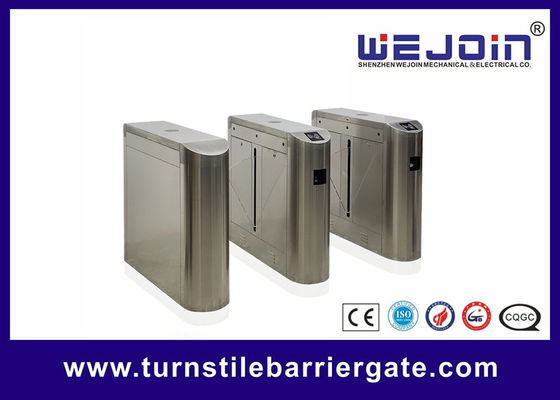 High Speed Adjustable Flap Turnstile Gate -35℃ ~ + 80℃ Anti Collision