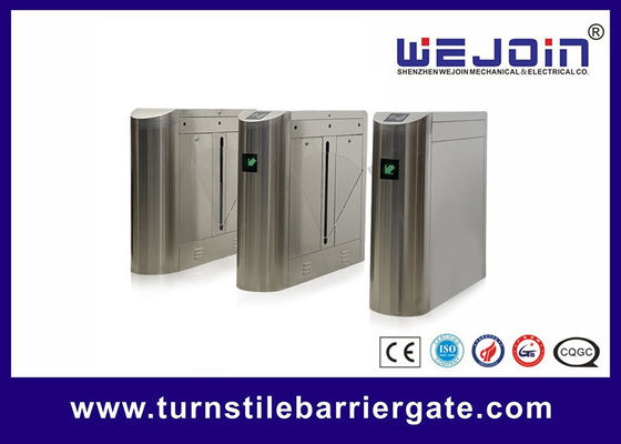 QR Code Flap Barrier Gate With Anti Pinch Function Working Temperature -35℃ ~ +80℃