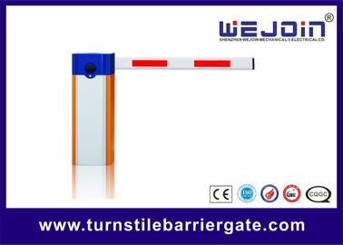 White Orange Car Park Barrier Arms Automatic Vehicle Barriers CE ISO Approval