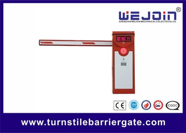 80W Low Noise Automatic Car Park Square Arm Boom Barrier Gate for Parking Lot