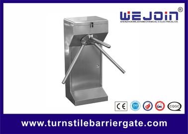 Automated waist high Tripod Turnstile Gate vehicle access control barriers , Rotation Pan