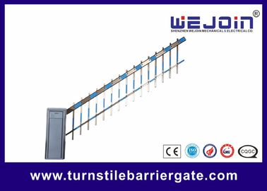 Traffic Commerrcial Car Barrier Gate , Vehicle Barrier Gates With Fence Boom