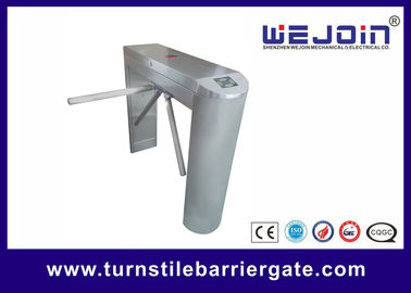 Waist High Rfid Turnstile Barrier Gate , Access Control Motorized Tripod Access System