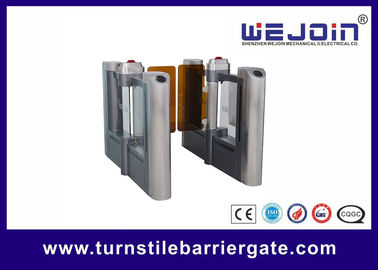 Access Control Stainless Steel Swing Barrier Gate With Organic Glass Boom