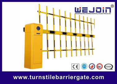 Iron Housing Road Traffic Barriers With Sign Warning Light Orange Color