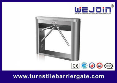 304 Stainless Steel Turnstile Barrier Gate Auto Security Tripod With Double Direction