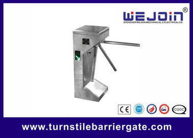 Traffic Light Indicator Turnstile Barrier Gate Stainless Steel Housing With Smart Card