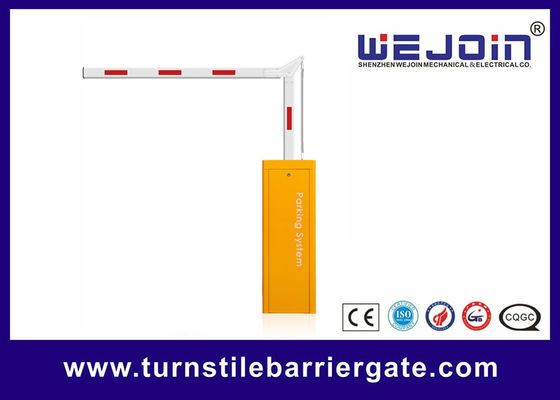Boom Barrier Gate for Parking Systems With Loop Detector Options and Yellow Color Cabinet