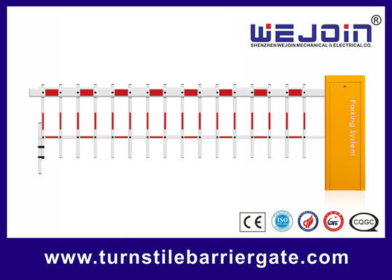 220V AC Heavy Duty Parking Boom Barrier Automatic Double Safety Limit Switches