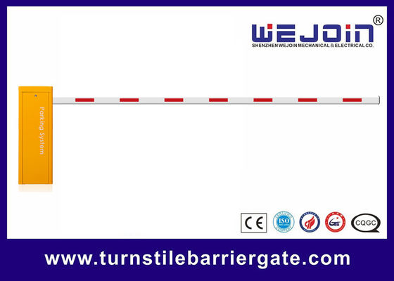 3s/6s speed Orange Color Electronic Barrier Gate for with 6m straight Arm Car Park