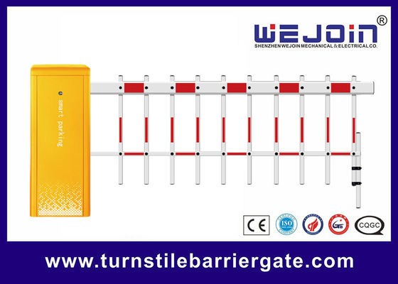 Aluminum Straight Boom Electronic Car Park Barrier Gate DC24V Variable Frequency Barrier