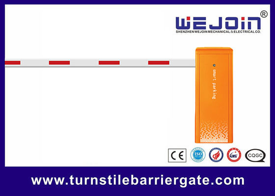 DC 24V Motor Car Park Barrier Gate With 6m Straight Arm For Parking Lots