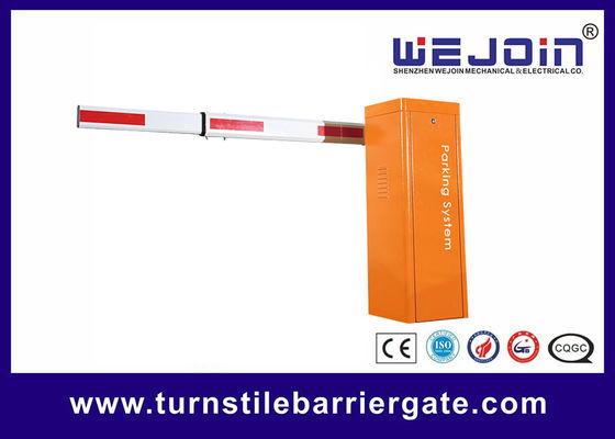 Heavy Duty Remote Control Car Park Barrier Gate Anti-collision 6m Telescopic Straight Boom