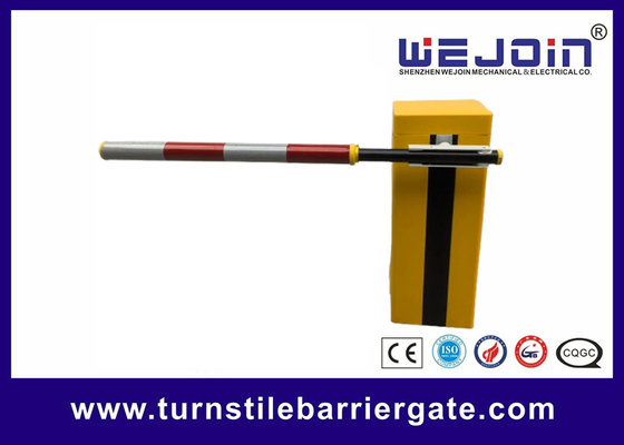 Yellow Steel Boom Barrier for Parking Lots with Rebound Function